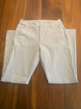 BYLT Men's Light Gray Everyday 2.0 Slim Fit Stretch Performance Chino Pants 32